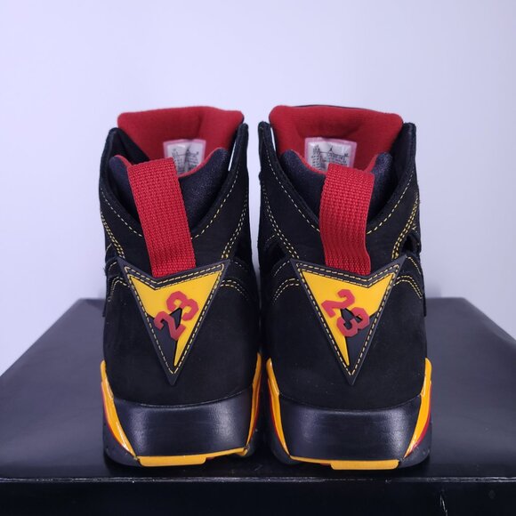 Nike Air Jordan 7 VII Retro Citrus CU9307-081 Black Orange Size 10.5 Pre Owned - Picture 7 of 16